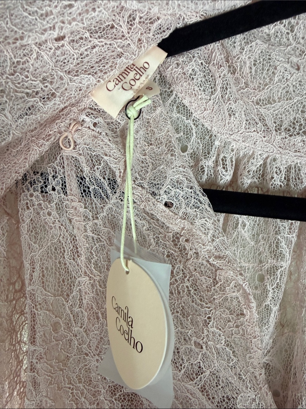 Camila Coelho Norma Mini Dress in Dusty Pink - Picture 4 of 9